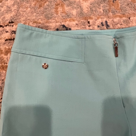 Cache Turquoise Straight Leg Pants - Picture 2 of 2